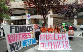 Novecientas inquilinas se declaran en “huelga de alquileres” contra las cláusulas abusivas del fondo buitre Nestar-Azora